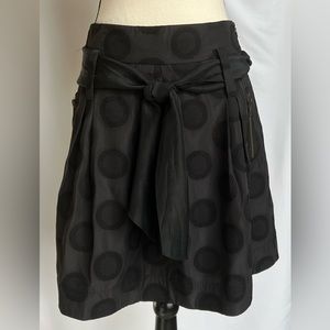 Ganni‎ Black Polka Dot Skirt Small